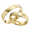 Eheringe - flaches Design - mit Diamant - R137-0