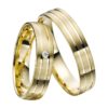 Eheringe - flaches Design - mit Diamant - R138-0