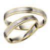 Eheringe - flaches Design - mit Diamant - R143-0