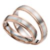 Eheringe - flaches Design - mit Diamant - R148-0