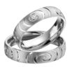 Eheringe - Palladium - mit Diamant - R504-0