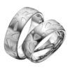 Eheringe - Palladium - mit Diamanten - R506-0