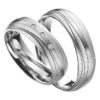 Eheringe - Palladium - mit Diamanten - R513-0