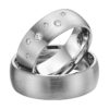 Eheringe - Platin - mit Diamanten - R605-0