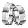Eheringe - Platin - mit Diamanten - R613-0