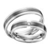 Eheringe - Shadow Line - mit Diamant - R930-0