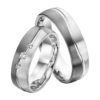 Eheringe - Shadow Line - mit Diamanten - R942-0