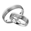 Eheringe - Shadow Line - mit Diamanten - R943-0