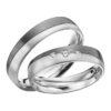 Eheringe - Shadow Line - mit Diamanten - R944-0
