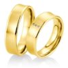 Breuning - Trauringe - Palladium 2 - DR 026770 / HR 026780 - Gelbgold