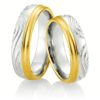 Breuning Eheringe bicolor DR 026630 / HR 026640 - Weißgold/Gelbgold
