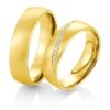 Breuning - Trauringe - Palladium 2 - DR 026890 / HR 026900 - Gelbgold