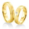 Breuning - Trauringe - Palladium 2 - DR 026650 / HR 026660 - Gelbgold