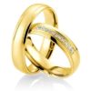 Breuning - Trauringe - Palladium 2 - DR 026670 / HR 026680 - Gelbgold