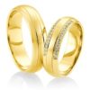Breuning - Trauringe - Palladium 2 -DR 026830 / HR 026840 - Gelbgold