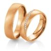 Breuning - Trauringe - Palladium 2 - DR 026890 / HR 026900 - Rotgold