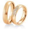 Breuning - Trauringe - Palladium 2 - DR 026910 / HR 026920 - Rotgold