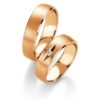 Breuning - Trauringe - Platin Design - DR 090540 / HR 090550 - Rotgold
