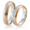 Breuning - Trauringe - Palladium 2 - DR 026750 / HR 026760 - Platin/Rotgold