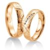 Breuning - Trauringe - Palladium 2 -DR 026550 / HR 026560 - Rotgold