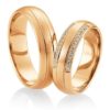 Breuning - Trauringe - Palladium 2 -DR 026830 / HR 026840 - Rotgold