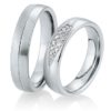 Breuning - Trauringe - Palladium 2 - DR 026910 / HR 026920 - Weißgold
