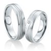 Breuning - Trauringe - Palladium 2 - DR 026650 / HR 026660 - Weißgold