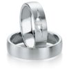 Breuning - Trauringe - Platin Design - DR 090500 / HR 090510 - Weißgold