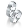 Breuning - Trauringe - Platin Design - DR 090540 / HR 090550 - Weißgold