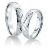 Breuning - Trauringe - Palladium 2 -DR 026550 / HR 026560 - Weißgold