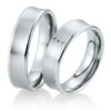 Breuning - Trauringe - Palladium 2 - DR 026770 / HR 026780 - Weißgold