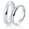 Breuning - Trauringe - Palladium 2 -DR 026810 / HR 026820 - Weißgold