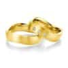 Breuning - Trauringe - Platin Design -DR 090640 / HR 090650 - Gelbgold