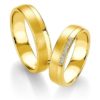 Breuning - Trauringe - Platin Design -DR 090700 / HR 090710 - Gelbgold