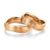 Breuning - Trauringe - Platin Design -DR 090640 / HR 090650 - Rotgold