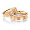 Breuning - Trauringe - Platin Design - DR 090780 / HR 090790 - Rotgold