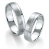 Breuning - Trauringe - Platin Design -DR 090700 / HR 090710 - Weißgold