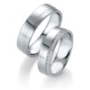 Breuning - Trauringe - Platin Design -DR 090740 / HR 090750 - Weißgold