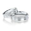 Breuning - Trauringe - Platin Design - DR 090780 / HR 090790 - Weißgold