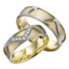 Eheringe - Gold - mit Diamanten - R702-0