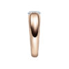Verlobungsring mit Diamant - Spannfassung - Rosegold- Modern-20578