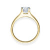 Verlobungsring mit Diamant - 4er-Krappenfassung - Modern-20249