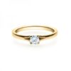 Verlobungsring mit Diamant - 4er-Krappenfassung - Modern