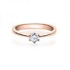 Verlobungsring mit Diamant - 6er-Krappenfassung - Klassisch