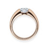 Verlobungsring mit Diamant - Spannfassung - Rosegold- Modern-20577