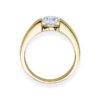Verlobungsring mit Diamant - Spannfassung - Gelbgold- Modern-20615