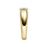 Verlobungsring mit Diamant - Spannfassung - Gelbgold Modern-20582