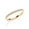 Schmaler Memoire Ring - in Gelbgold