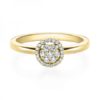 Verlobungsring mit Diamanten - Illusion - Modern