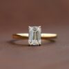 Verlobungsring Emerald Diamant
